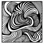 Bold, Abstract Sharpie Coloring Pages 1
