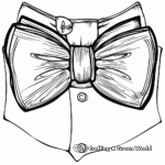 Bow Tie Affair: Formal Wear Coloring Pages 2