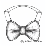 Bow Tie Affair: Formal Wear Coloring Pages 3