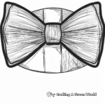 Bow Tie Affair: Formal Wear Coloring Pages 4