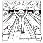 Bowling Party Coloring Pages 2
