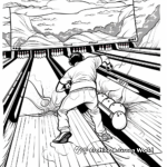 Bowling Tournament Coloring Pages 4