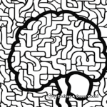 Brain-Boosting Math Maze Coloring Pages 1