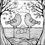 Breathtaking Nature Inspired Faith Coloring Sheets 1