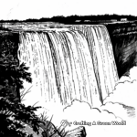 Breathtaking Niagara Falls Coloring Pages 3