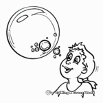 Bubble Blowing Coloring Pages 2