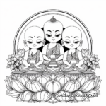 Buddhist Inspired Adult Coloring Pages 3