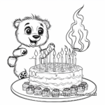 Build a Bear Birthday Party Coloring Pages 2