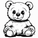 Build a Bear Birthday Party Coloring Pages 4