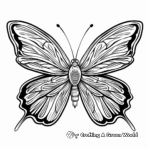 Butterfly Delight: Gel Pen Coloring Pages 4