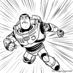 Buzz Lightyear Action Coloring Pages 3