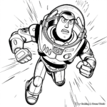 Buzz Lightyear Action Coloring Pages 4