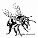 Buzzing Bees: Detailed Bumblebee Coloring Pages 3