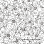 Calm Floral Patterns: Mindfulness Coloring Pages 4