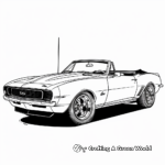 Camaro Convertible Coloring Pages 1