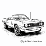 Camaro Convertible Coloring Pages 2