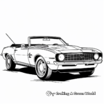 Camaro Convertible Coloring Pages 4