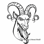 Capricorn and Other Zodiac Signs Combined Coloring Pages 3
