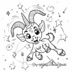 Capricorn Constellation Coloring Sheets 2