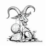Capricorn With Earth Element: Coloring Pages 2