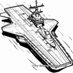 Carrier Flight Deck Coloring Pages 4