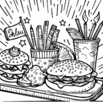 Celebration: Special Occasion Menu Coloring Pages 2