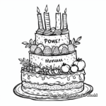 Celebration: Special Occasion Menu Coloring Pages 4