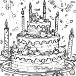Celebratory Holiday Gel Pen Coloring Pages 2