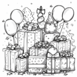 Celebratory Holiday Gel Pen Coloring Pages 3