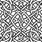 Celtic Knot Pattern Coloring Pages 3