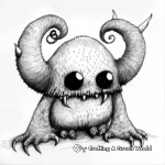 Challenging Cute Fantasy Creature Coloring Pages 3