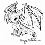 Challenging Cute Fantasy Creature Coloring Pages 4
