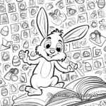 Challenging Easter Word Search Coloring Pages 3
