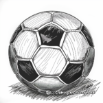 Championship Soccer Ball Coloring Pages 1
