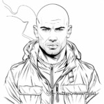 Character Portrait Coloring Pages from Fast and Furious 3