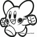 Charming Kirby Coloring Pages 3