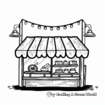 Charming Nutella Shop Coloring Pages 1