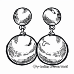 Charming Pearl Earring Coloring Pages 3