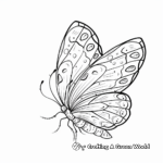 Charming Watercolor Butterfly Coloring Pages 4