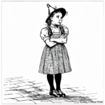 Charming Wizard of Oz Coloring Pages 2