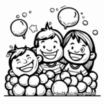 Cheerful Bubble Characters Coloring Pages 3