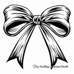 Cheerleading Bow Coloring Pages 3