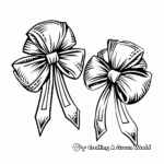 Cheerleading Bow Coloring Pages 4