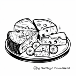 Cheese Platter Coloring Pages for Cheese Lovers 4