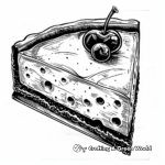 Cheesecake Variety Coloring Pages 2