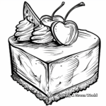 Cheesecake Variety Coloring Pages 3