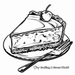 Cheesecake Variety Coloring Pages 4