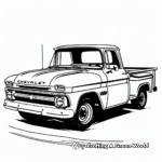 Chevy Apache Antique Truck Coloring Pages 4