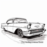 Chevy Bel Air Vintage Car Coloring Pages 3