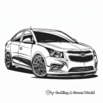 Chevy Cruze Compact Car Coloring Pages 3